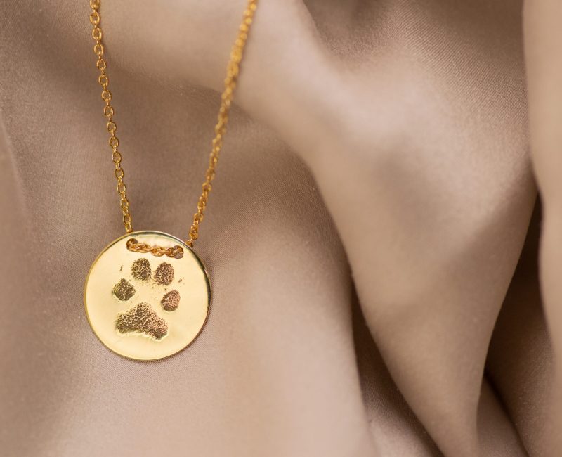 Paw Print Neck